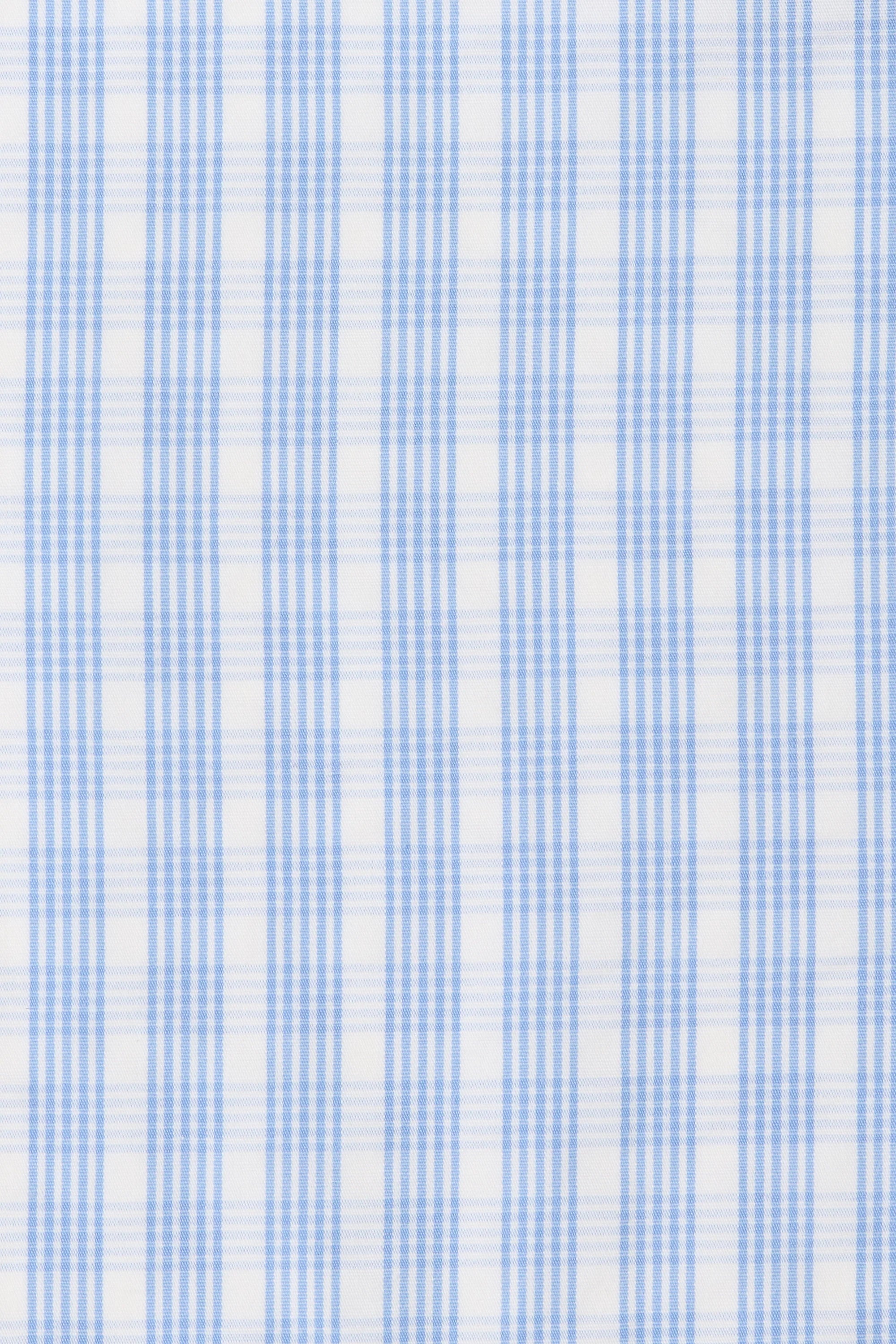 Lonny Top Paloma Check Light Blue White