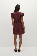 Ulla Mini Dress Bordeaux - Final Sale