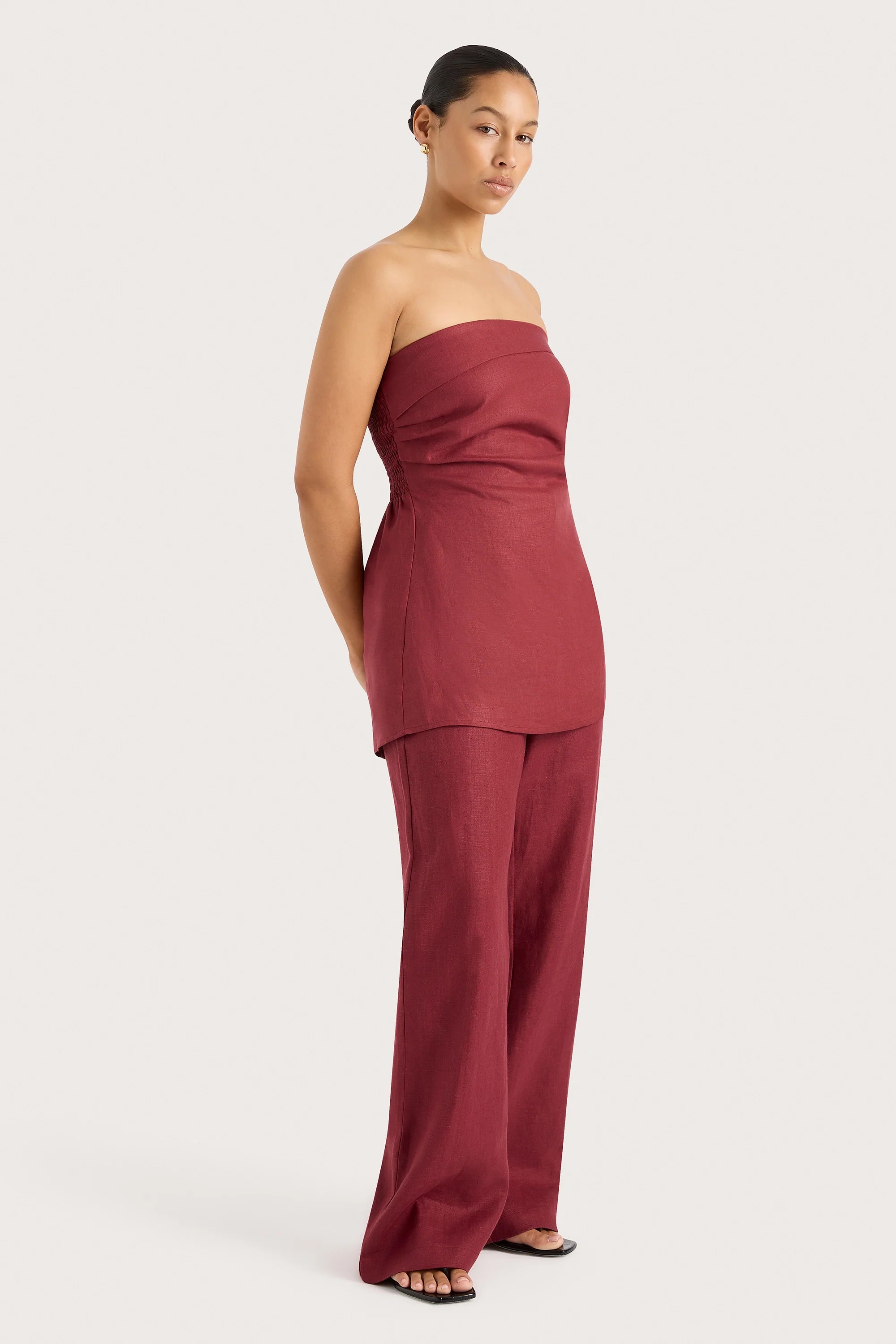 Boe Tunic Top Wine - Final Sale