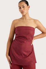 Boe Tunic Top Wine - Final Sale