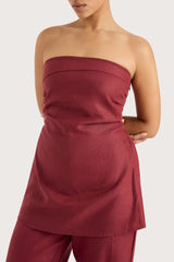 Boe Tunic Top Wine - Final Sale