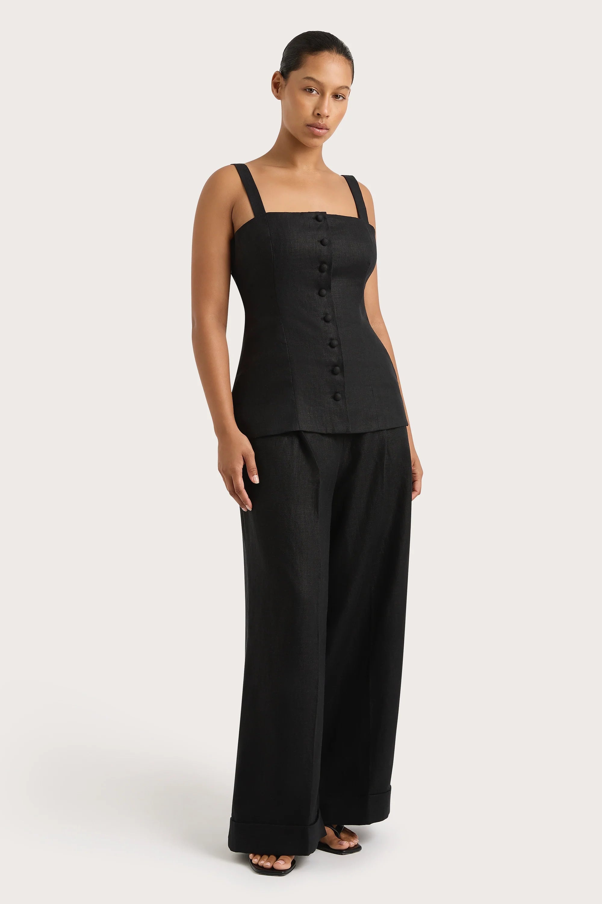Corbiere Vest Black - Final Sale