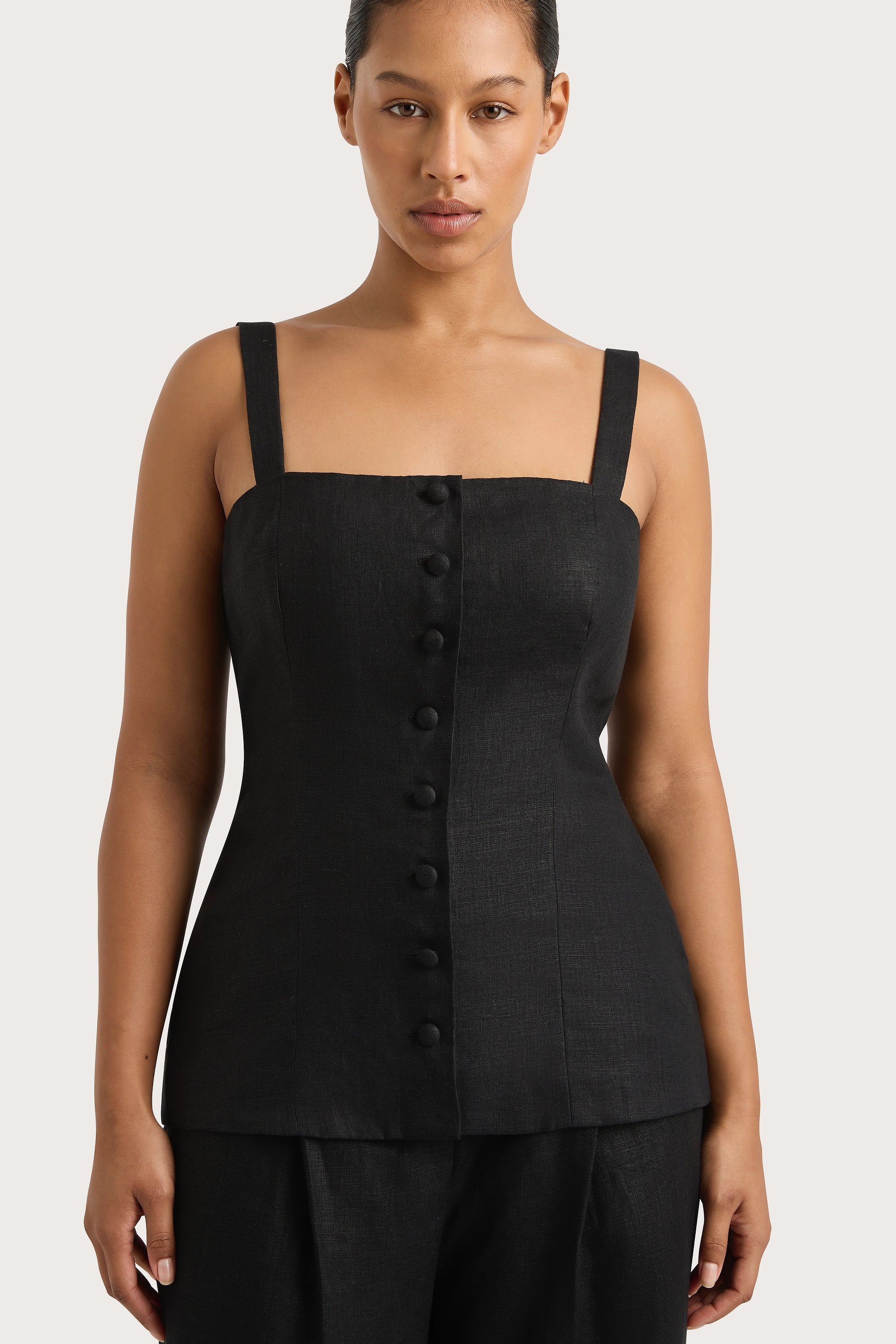 Corbiere Vest Black - Final Sale