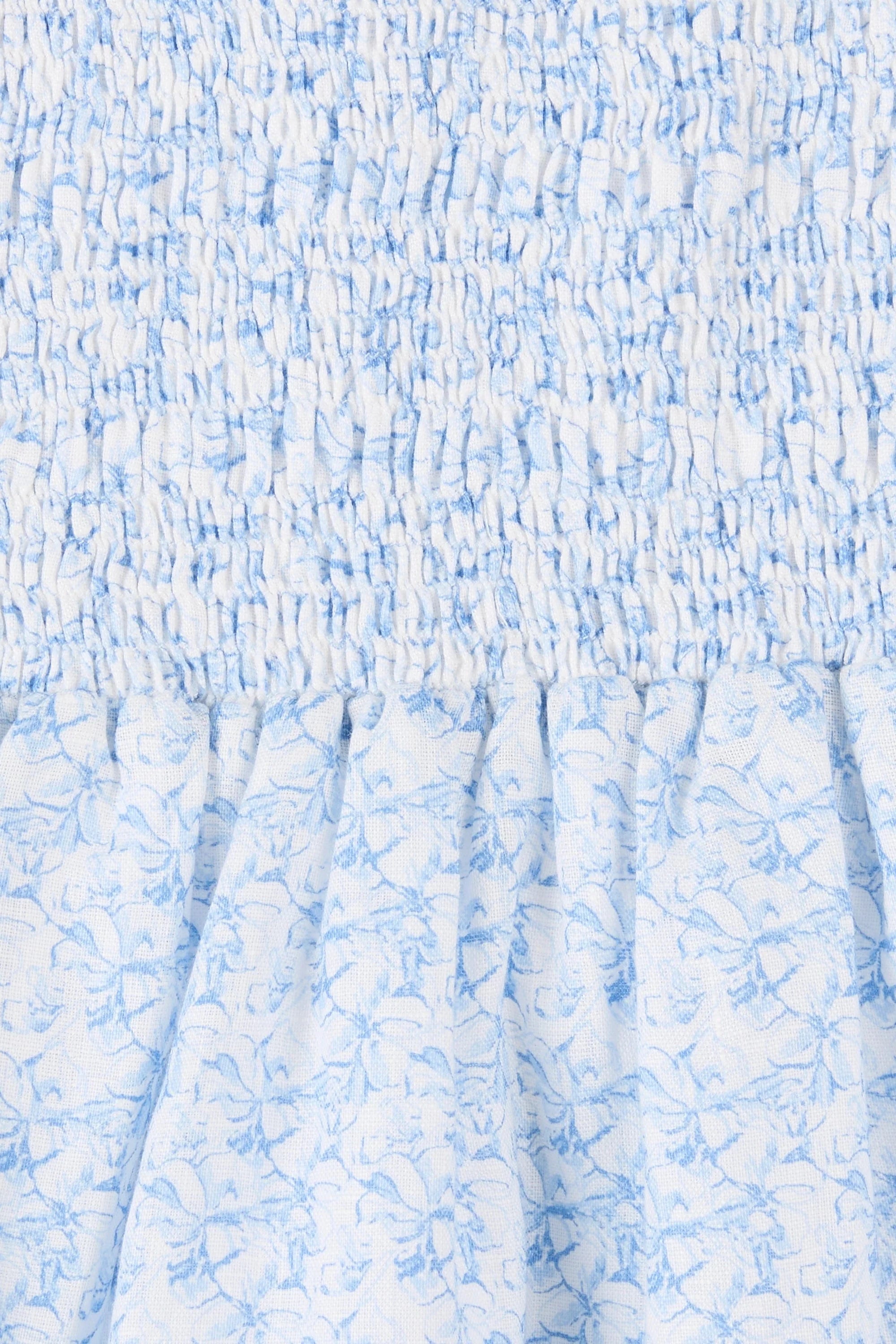 Geriba Mini Dress Leilani Mid Blue - Final Sale