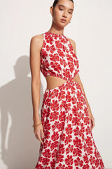 Trapani Midi Dress La Presa Floral Print - Final Sale