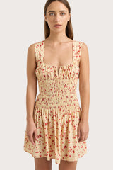 Yerres Mini Dress Blossom Yellow - Final Sale