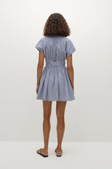 Lova Mini Dress Helle Stripe Vintage Navy - Final Sale