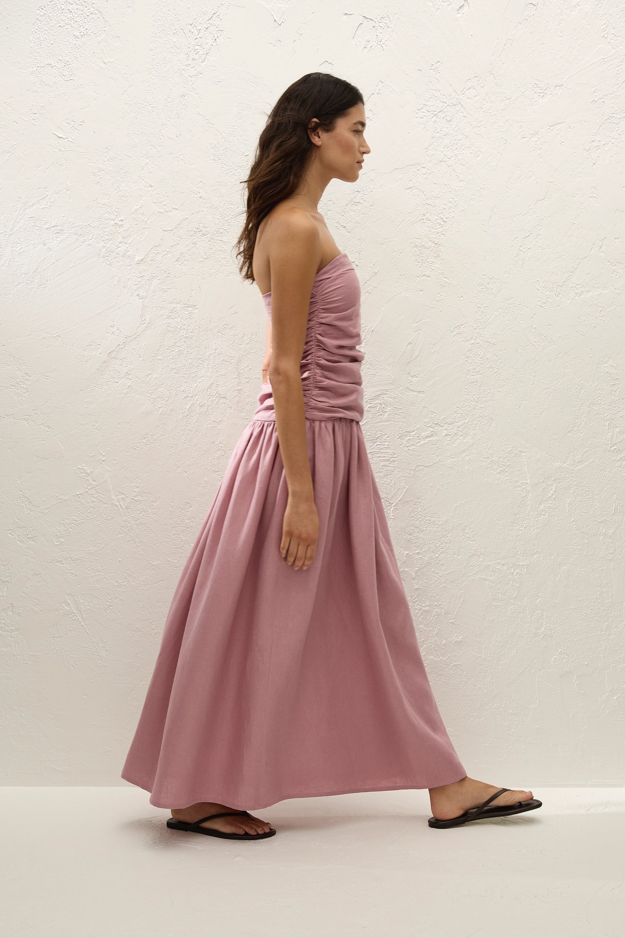 Sacha Maxi Dress Dusty Mauve - Final Sale