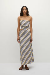 Antibes Strapless Top Marine Stripe - Final Sale