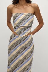 Antibes Strapless Top Marine Stripe - Final Sale