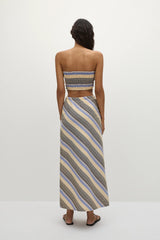 Antibes Strapless Top Marine Stripe - Final Sale