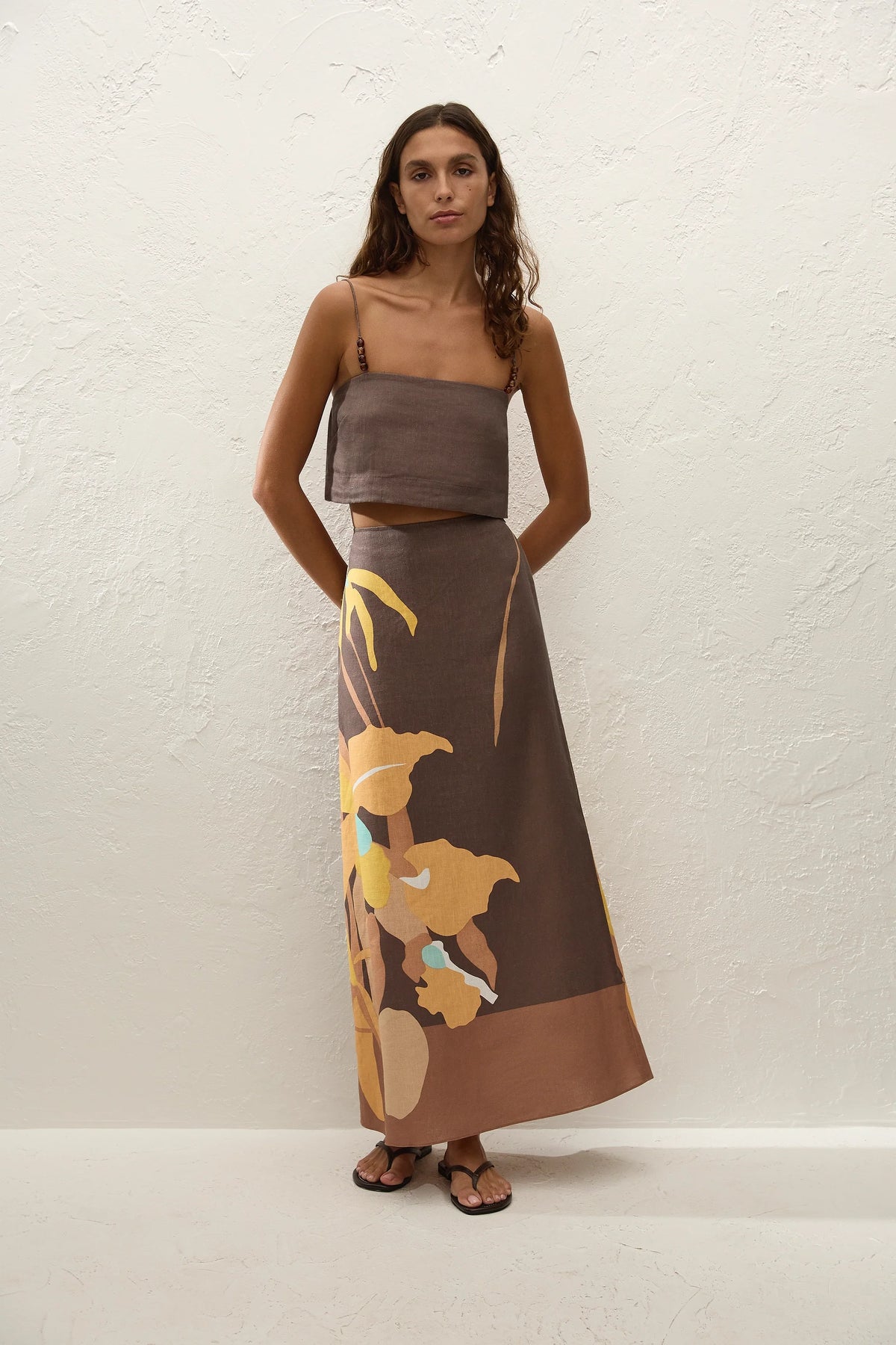 Martina Maxi Skirt Escondido Floral - Final Sale
