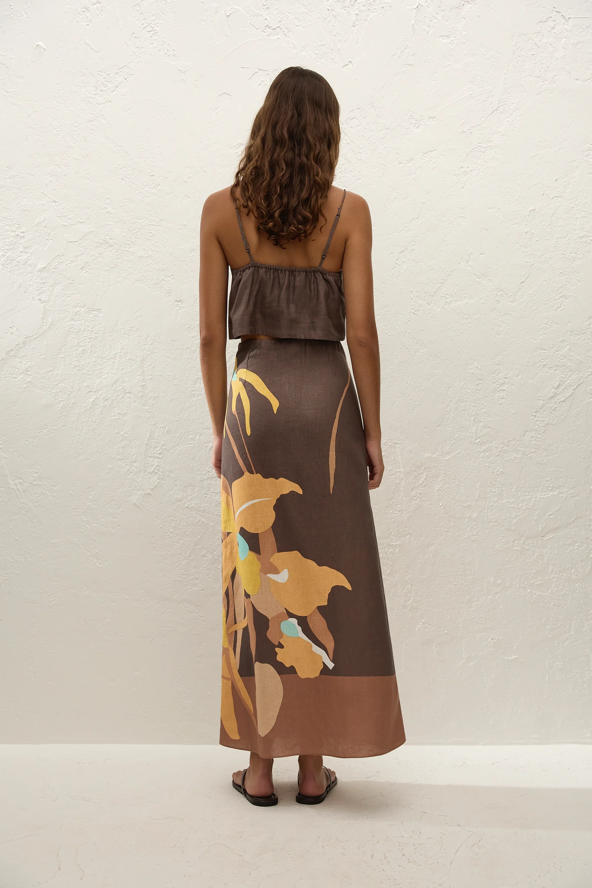 Martina Maxi Skirt Escondido Floral - Final Sale
