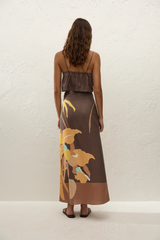 Martina Maxi Skirt Escondido Floral - Final Sale