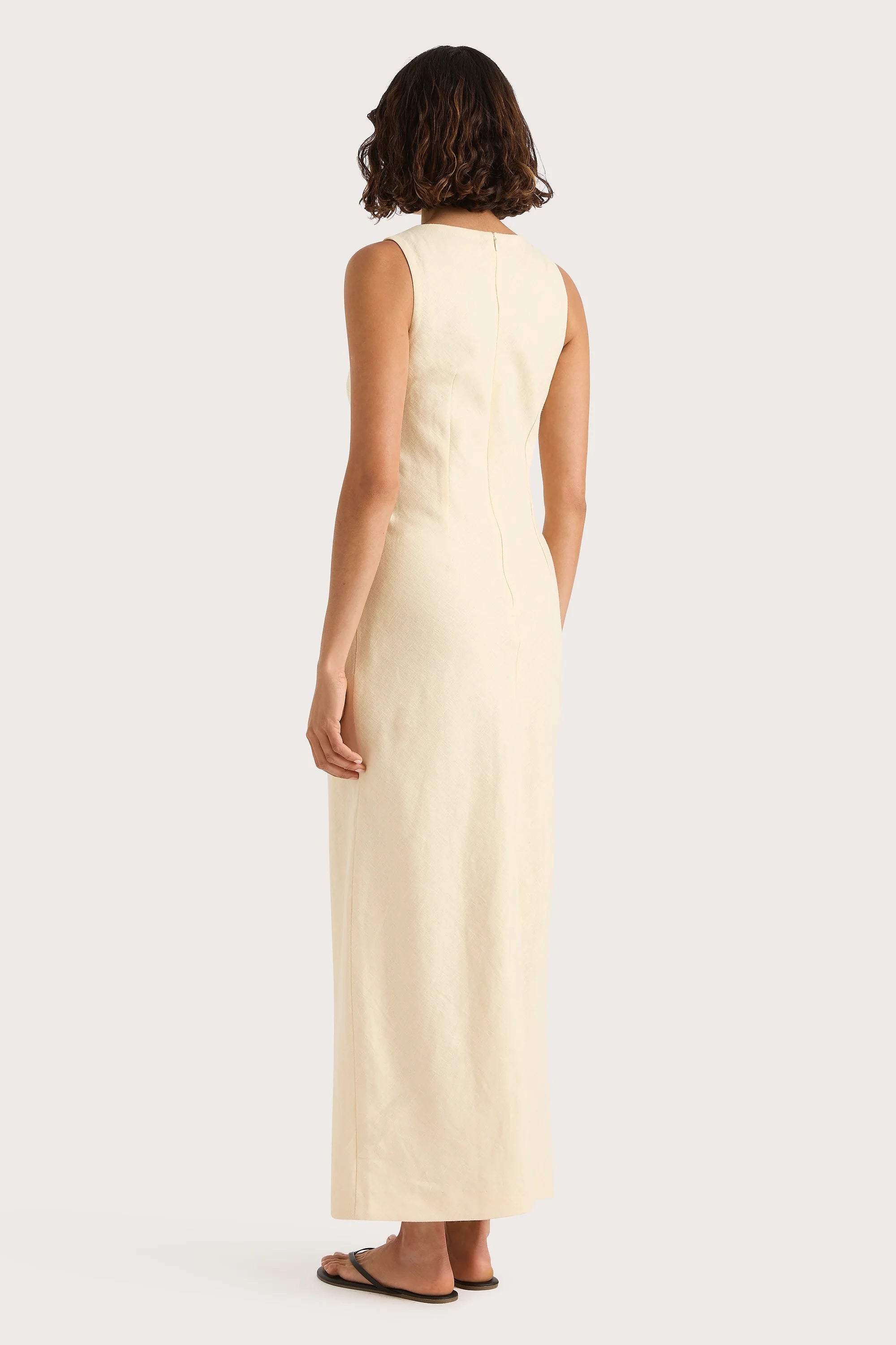 Lydie Maxi Dress Butter - Final Sale