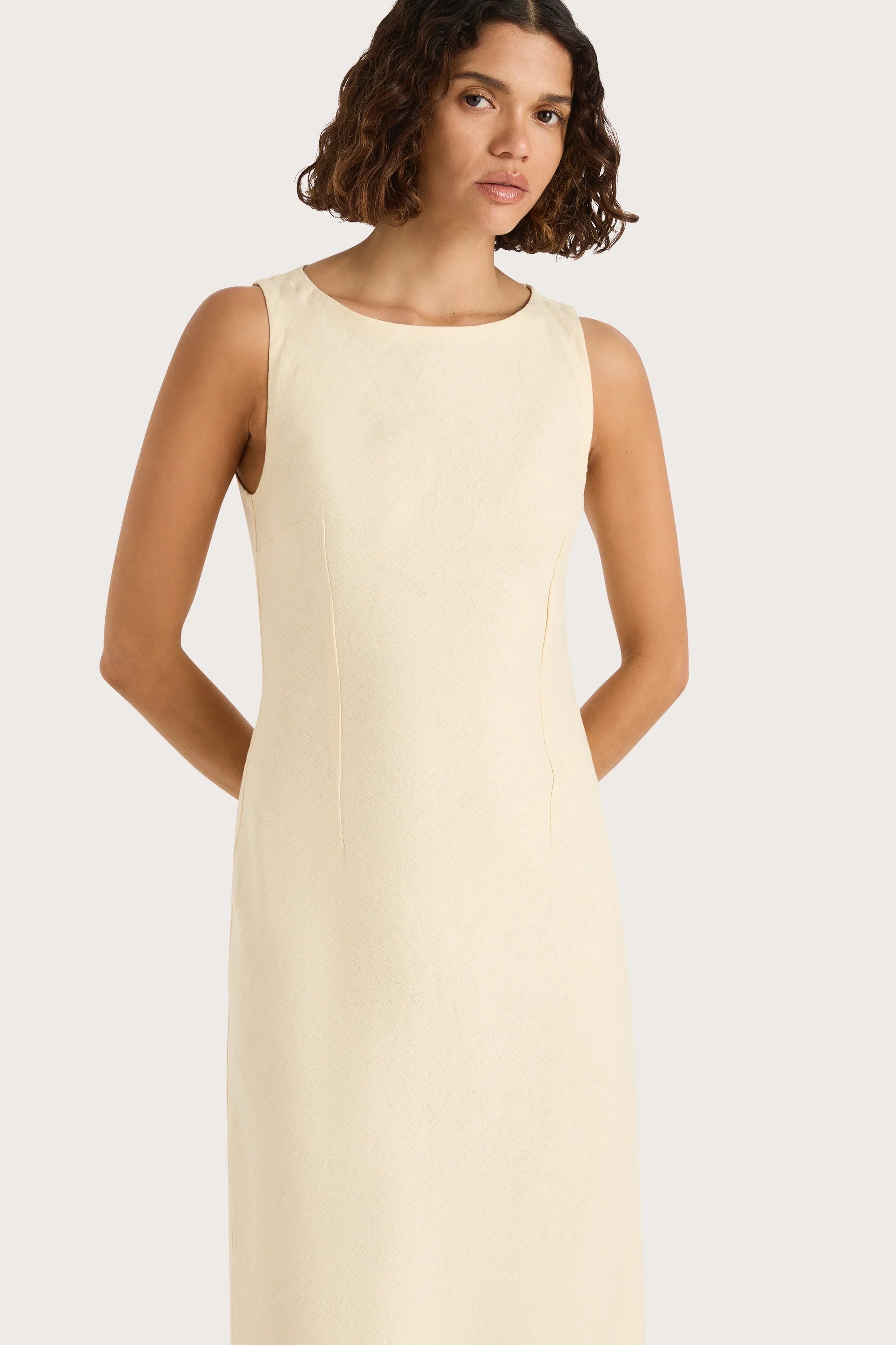 Lydie Maxi Dress Butter - Final Sale