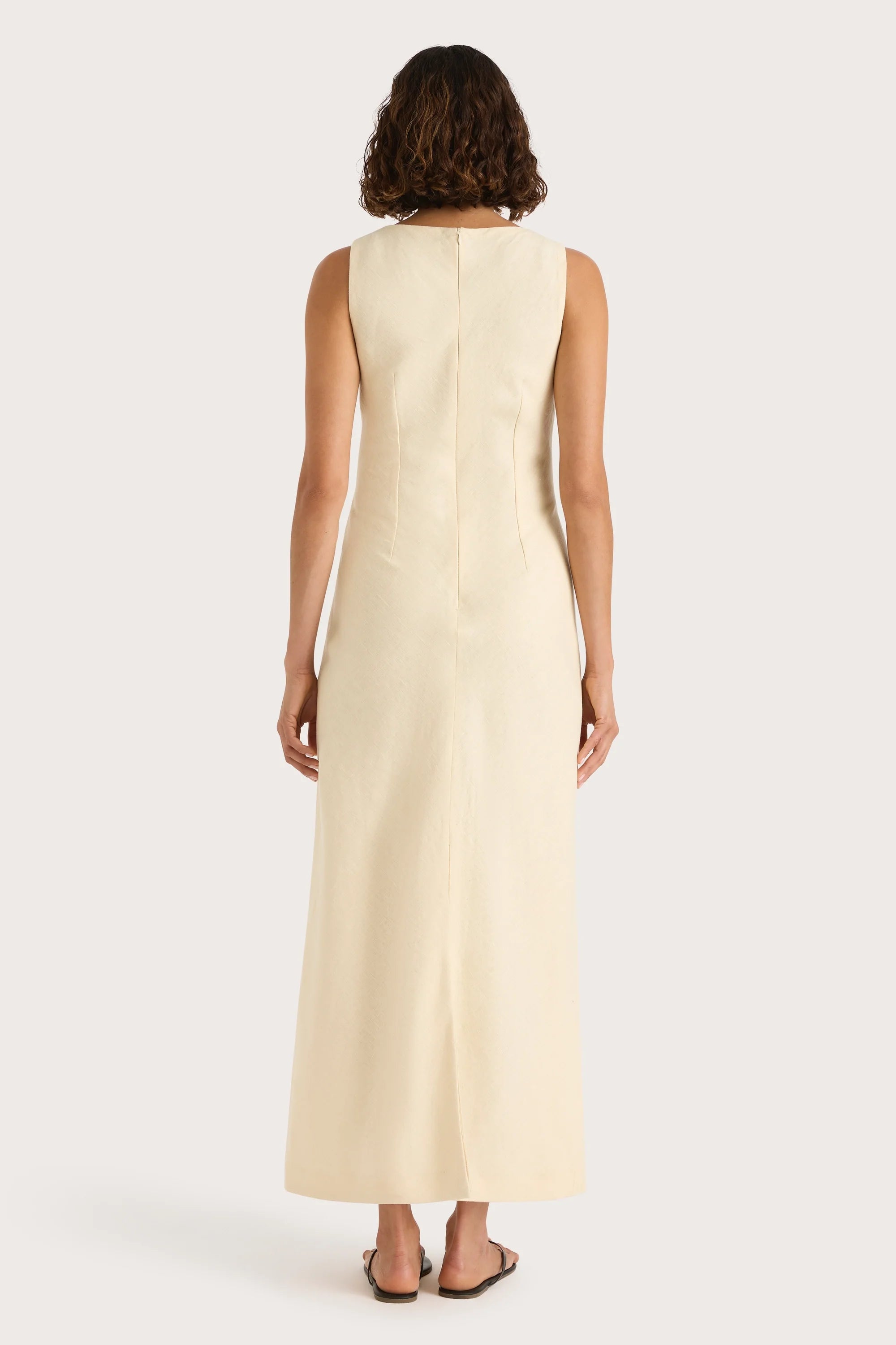 Lydie Maxi Dress Butter - Final Sale