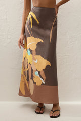 Martina Maxi Skirt Escondido Floral - Final Sale