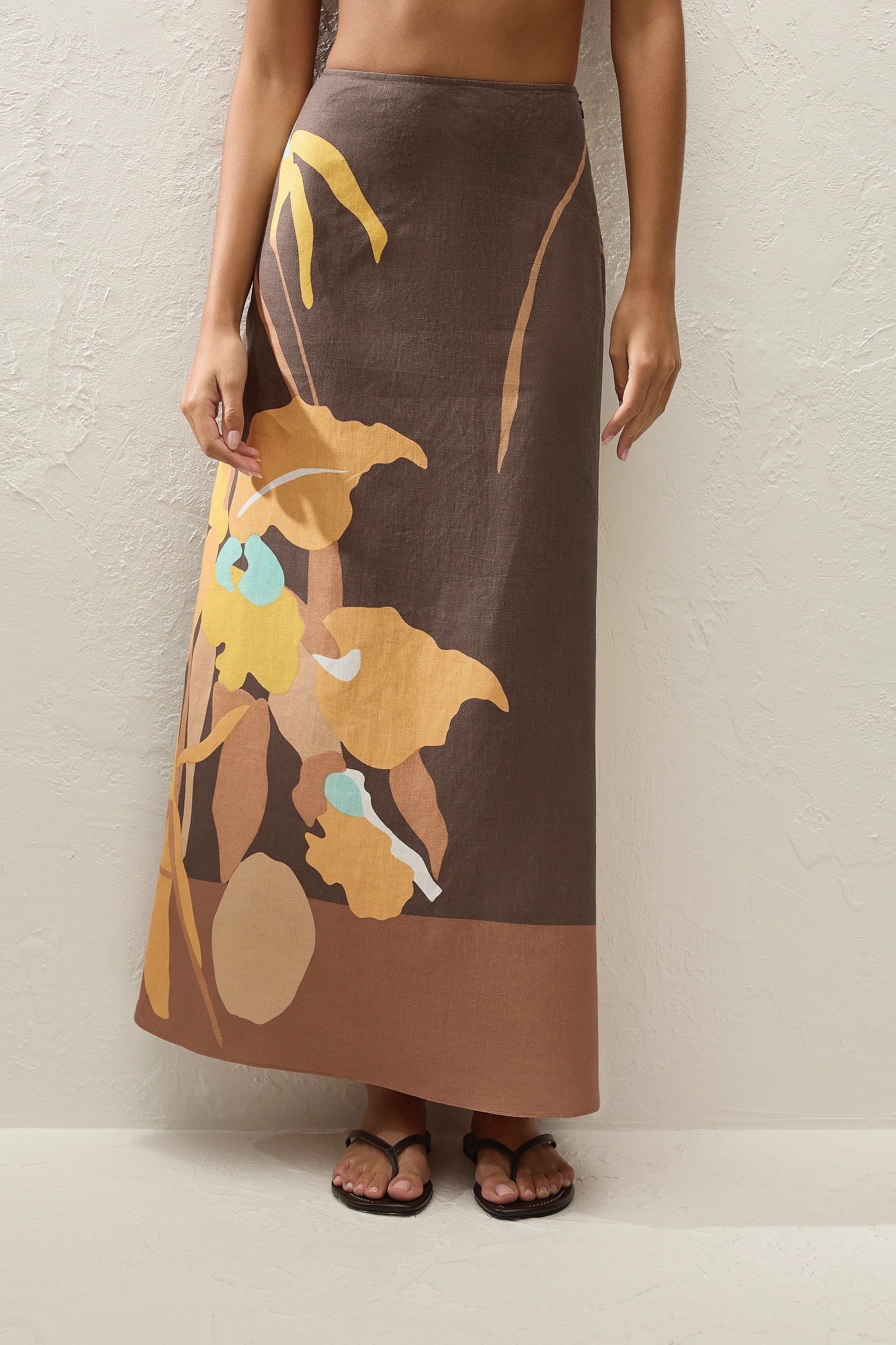 Martina Maxi Skirt Escondido Floral - Final Sale