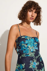 Garcia Maxi Dress Escala Floral Navy - Final Sale