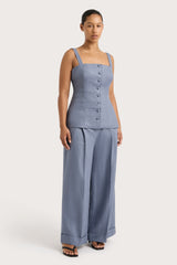 Corbiere Vest Cornflower Blue - Final Sale