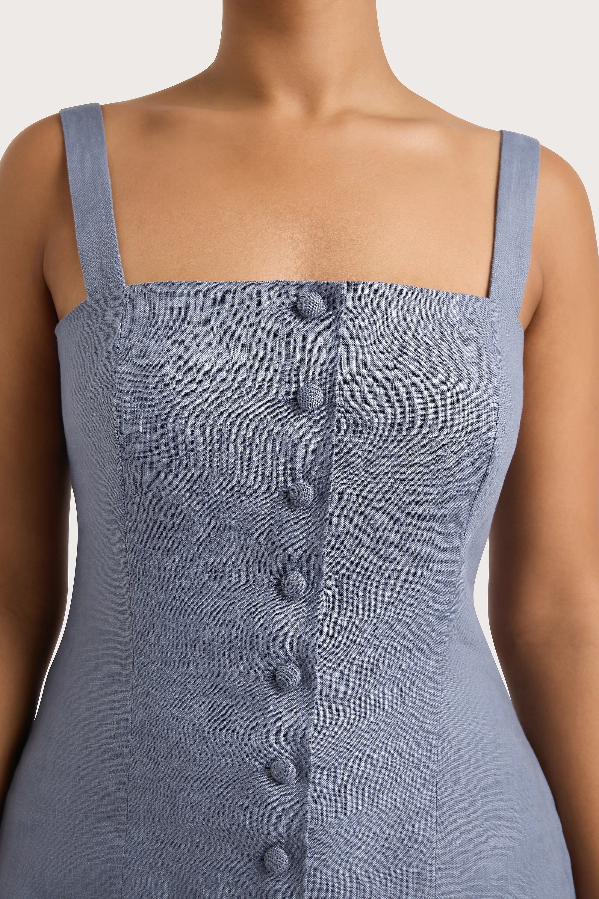 Corbiere Vest Cornflower Blue - Final Sale