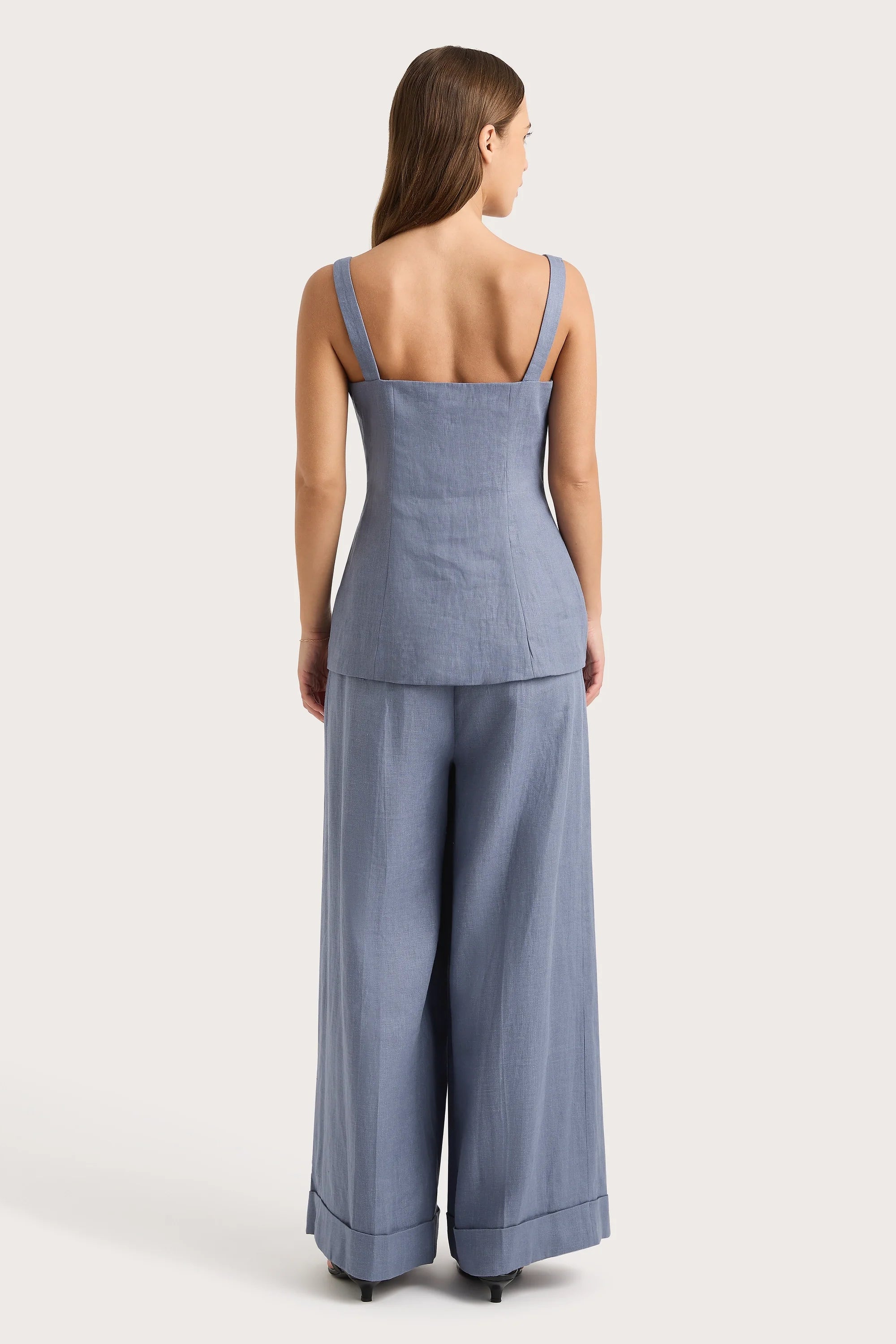 Corbiere Vest Cornflower Blue - Final Sale