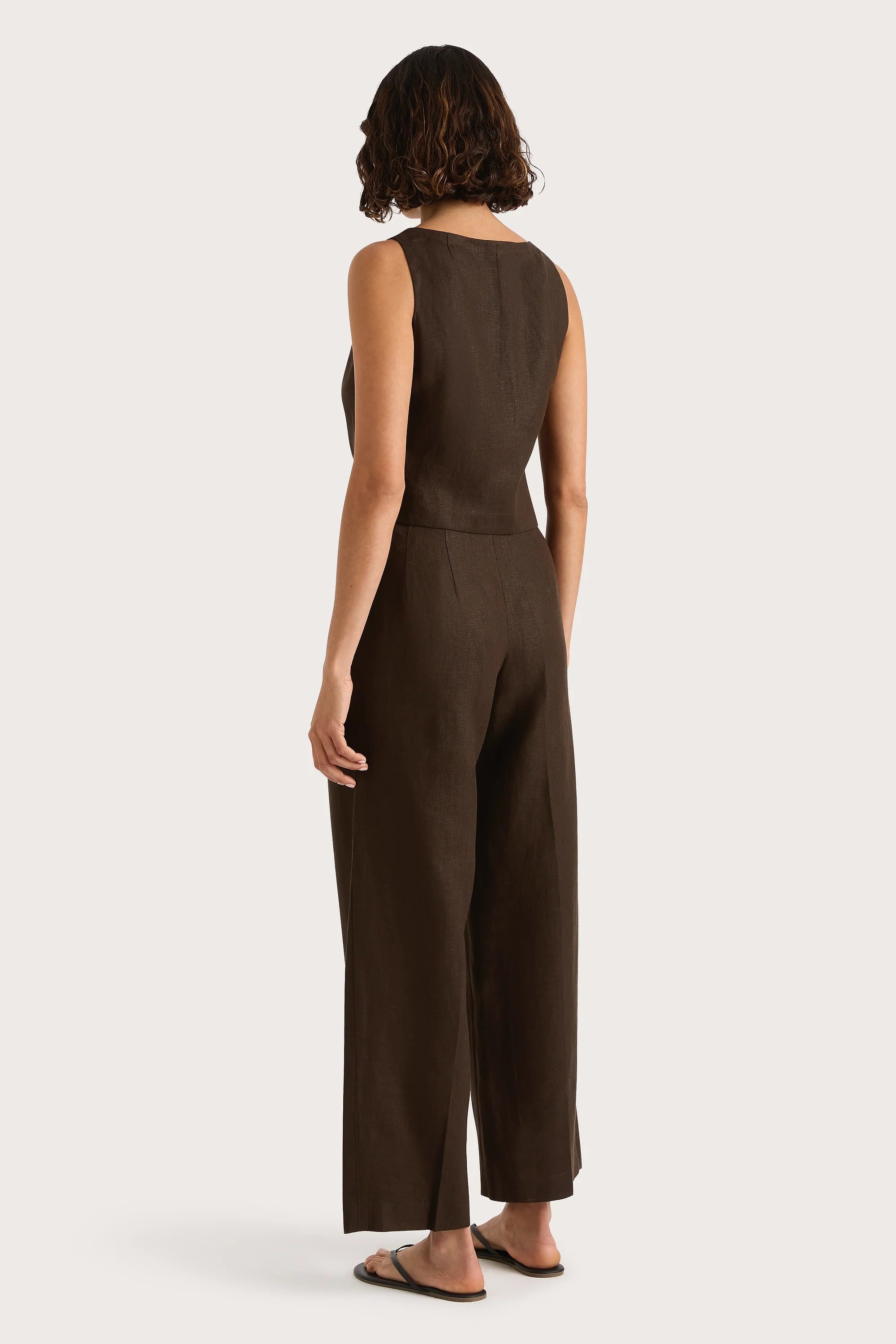 Stevie Trouser Coffee - Final Sale