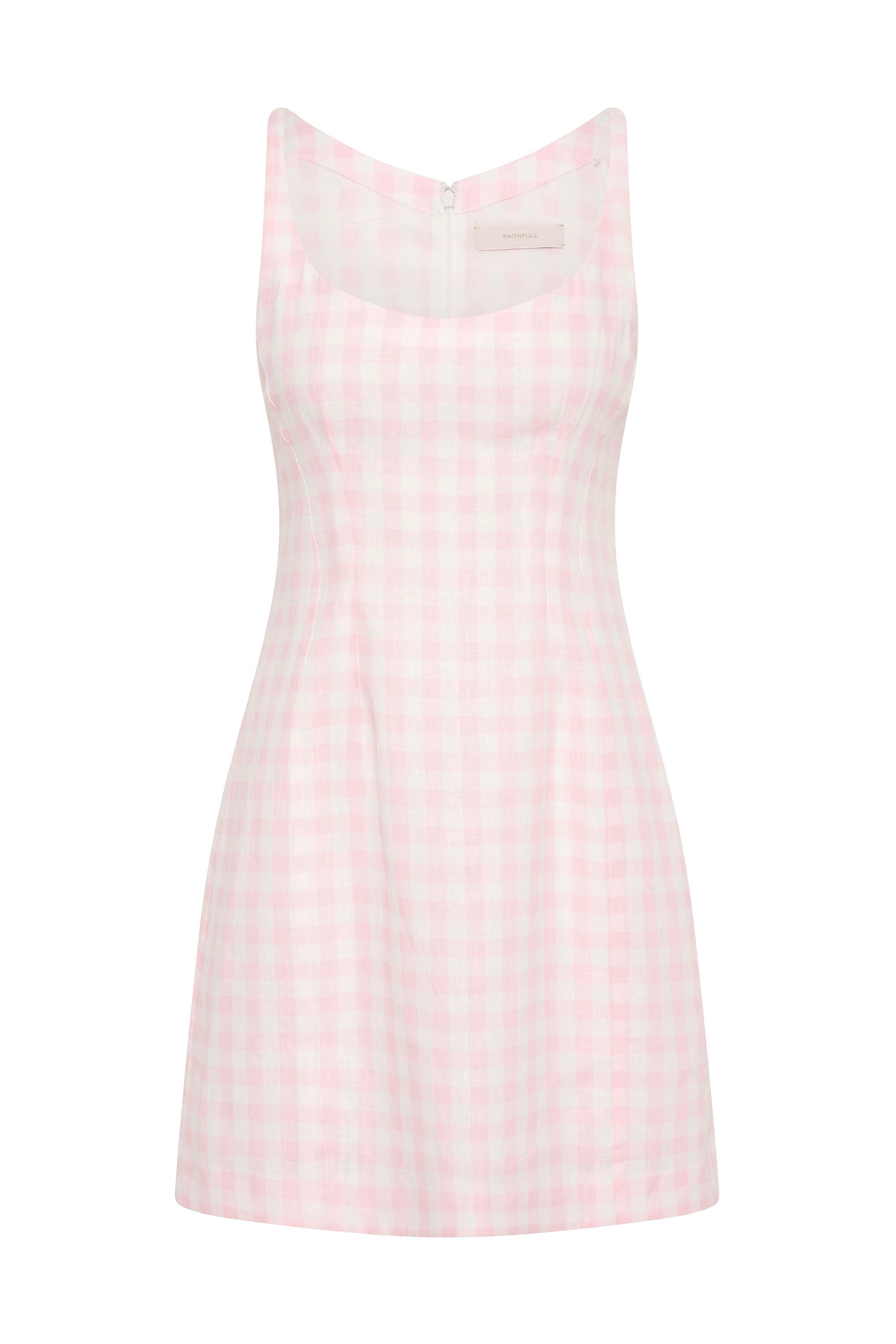 Sanne Mini Dress Gingham Palazzo