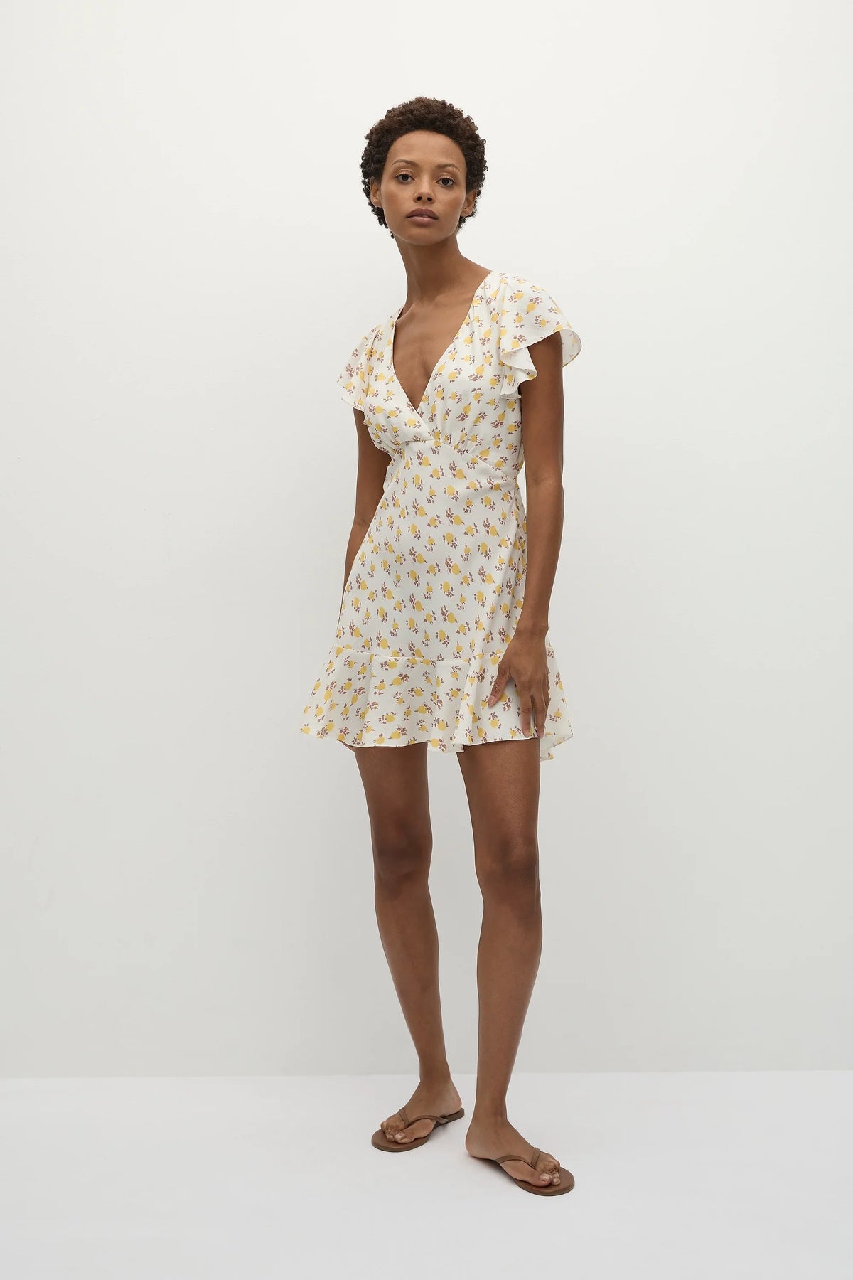 Alba Mini Dress Hazy Rose Canary - Final Sale