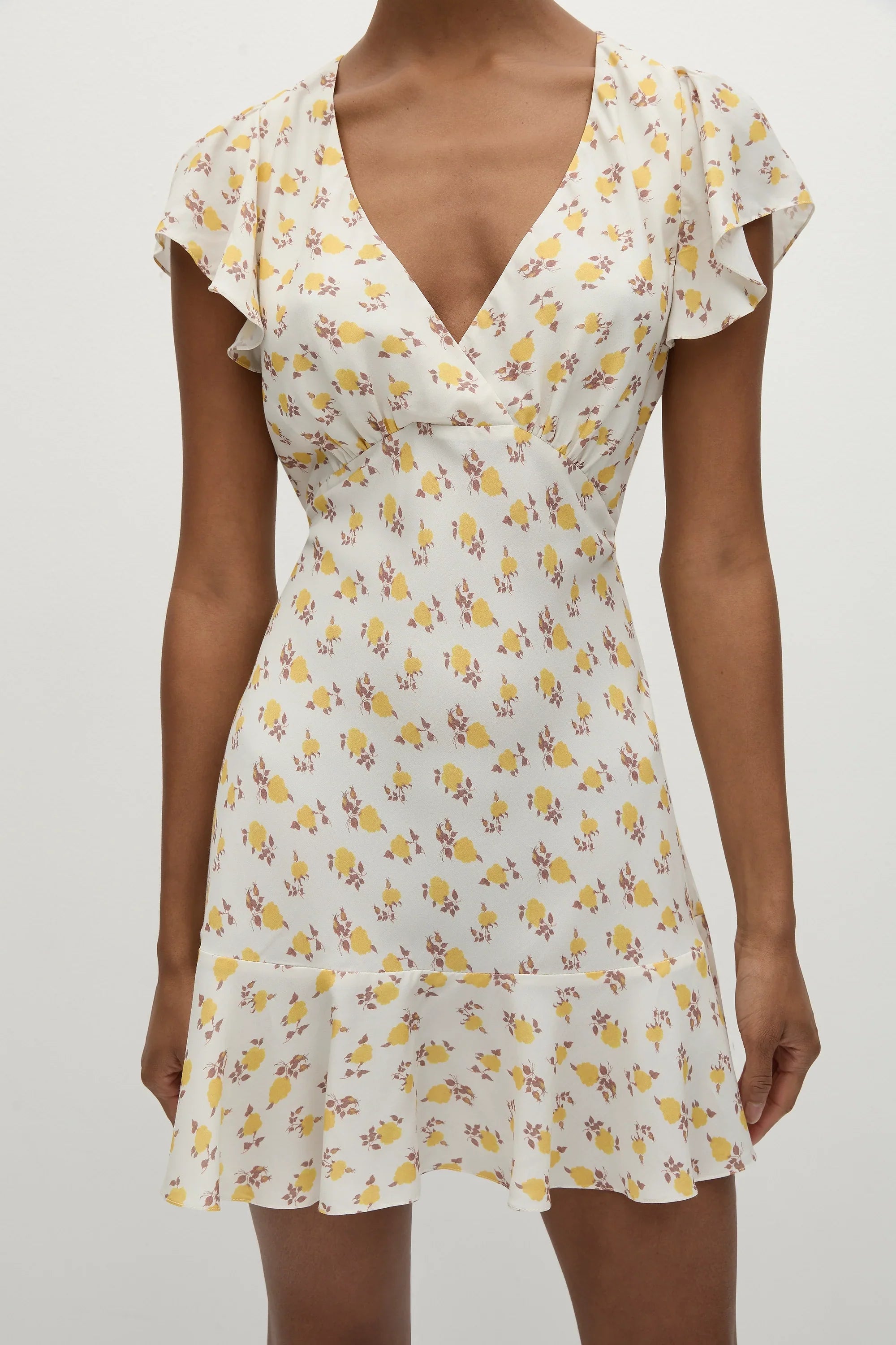 Alba Mini Dress Hazy Rose Canary - Final Sale