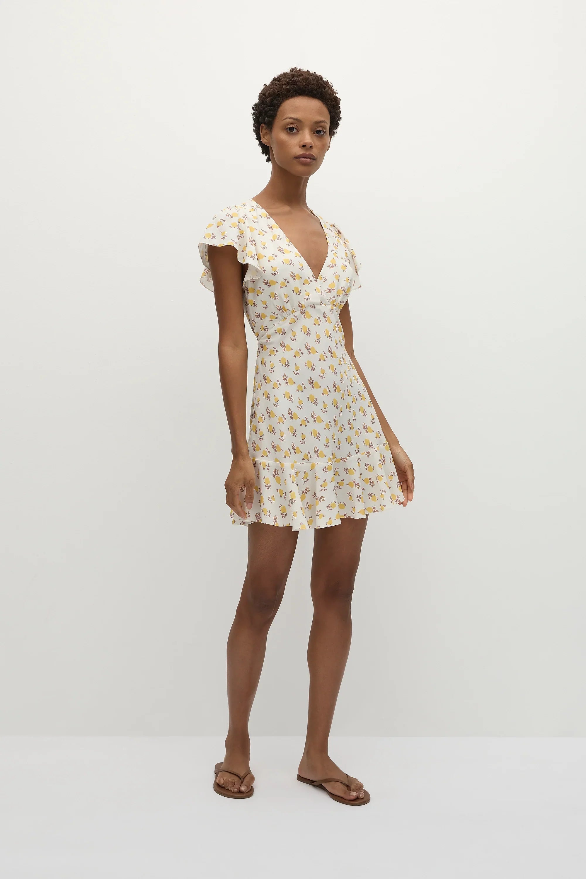 Alba Mini Dress Hazy Rose Canary - Final Sale