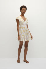 Alba Mini Dress Hazy Rose Canary - Final Sale