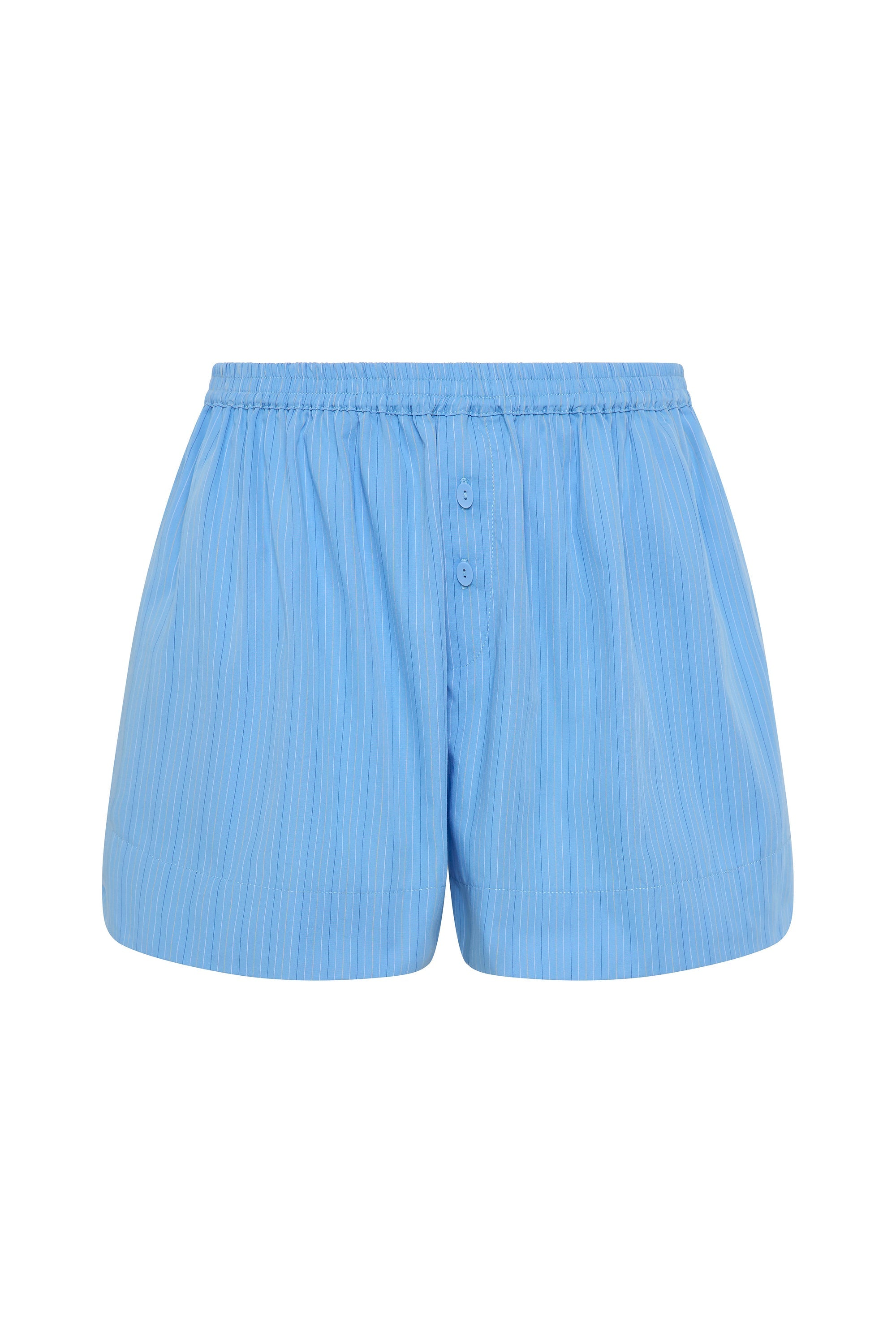 Lonia Short Mico Pinstripe Azul - Final Sale