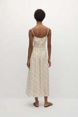 Phaedra Midi Dress Hazy Rose Canary - Final Sale