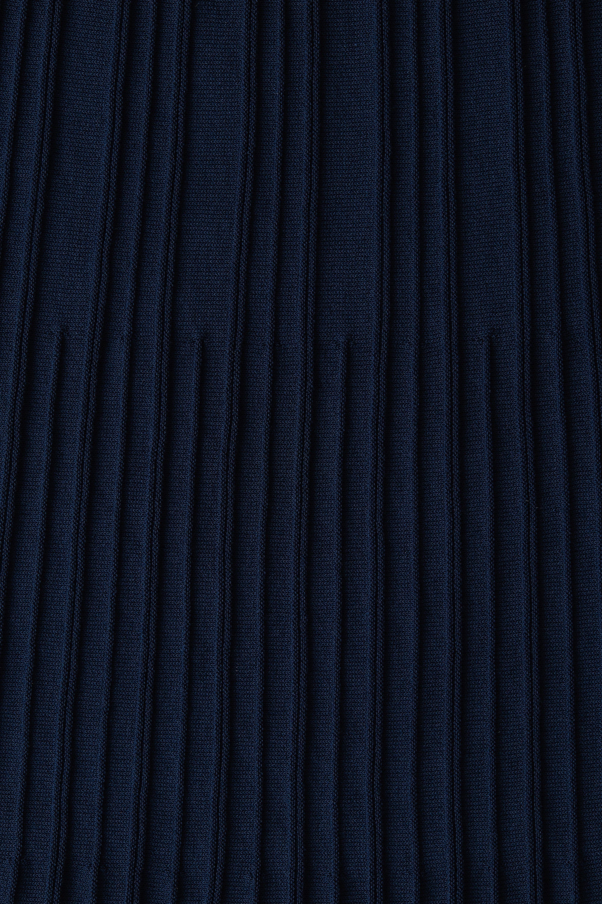 Citara Drawstring Midi Skirt Navy - Final Sale