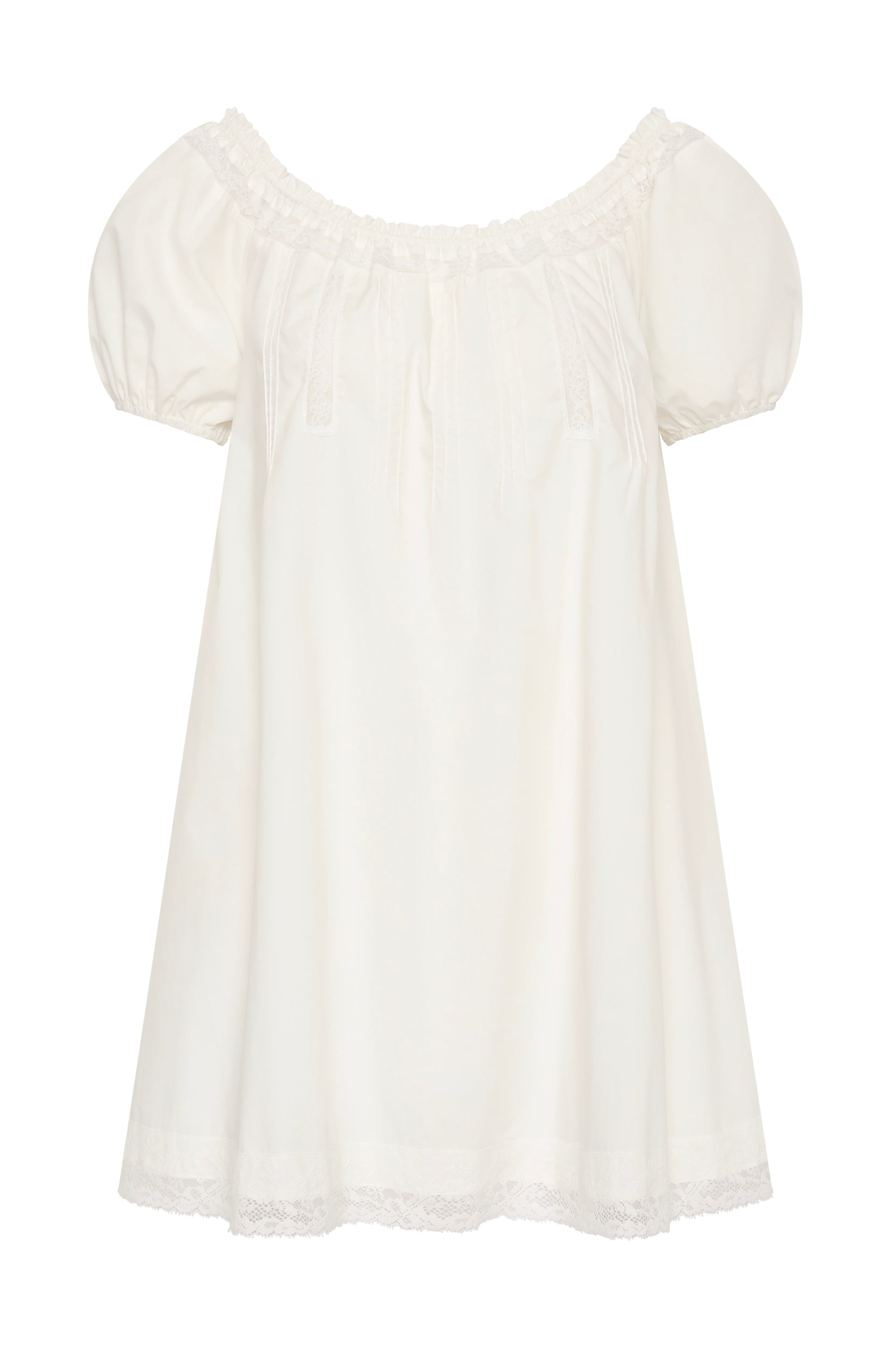 Galle Mini Dress Ixora Lace White