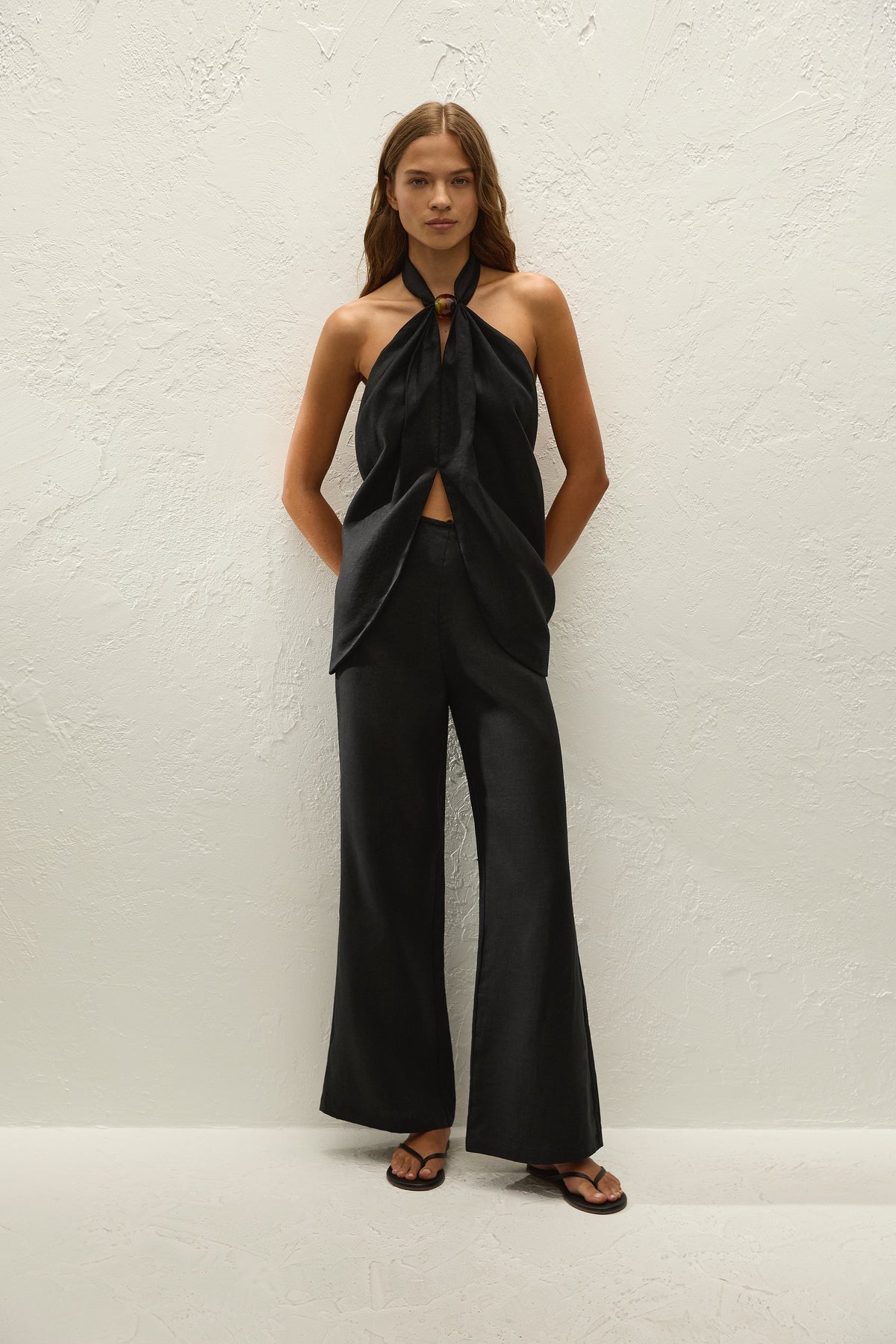 Biba Halter Top Black - Final Sale