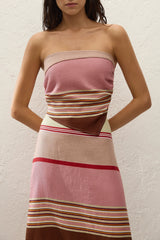 Ebbe Top Barragan Stripe Dusty Mauve - Final Sale