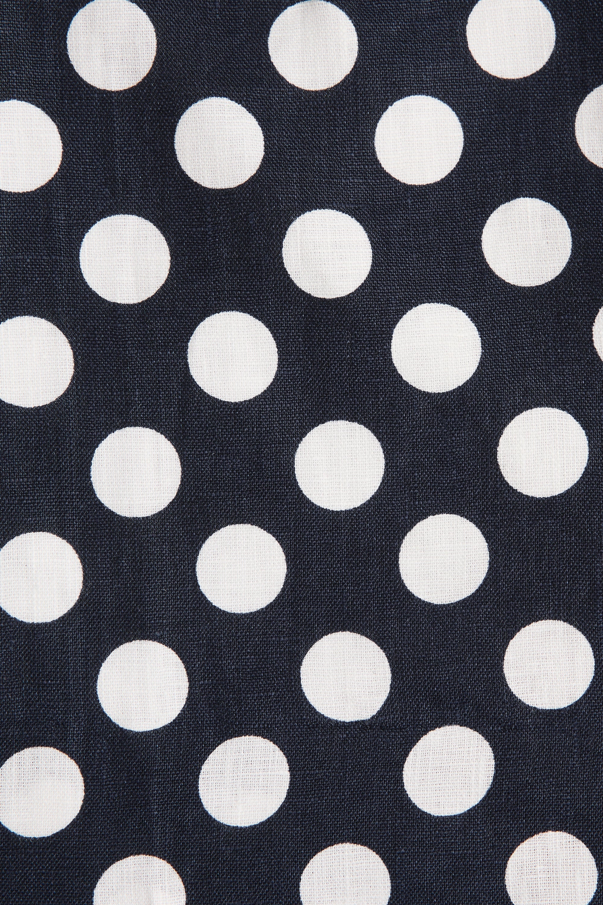Ana Top Vintage Navy White Dot