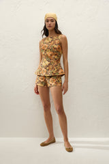 Lila Mini Short Camellia
