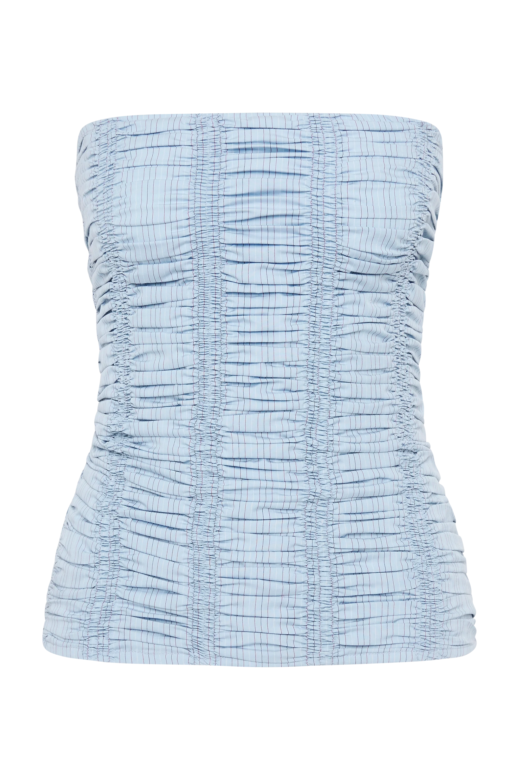 Jilliane Top Blue Pinstripe - Final Sale