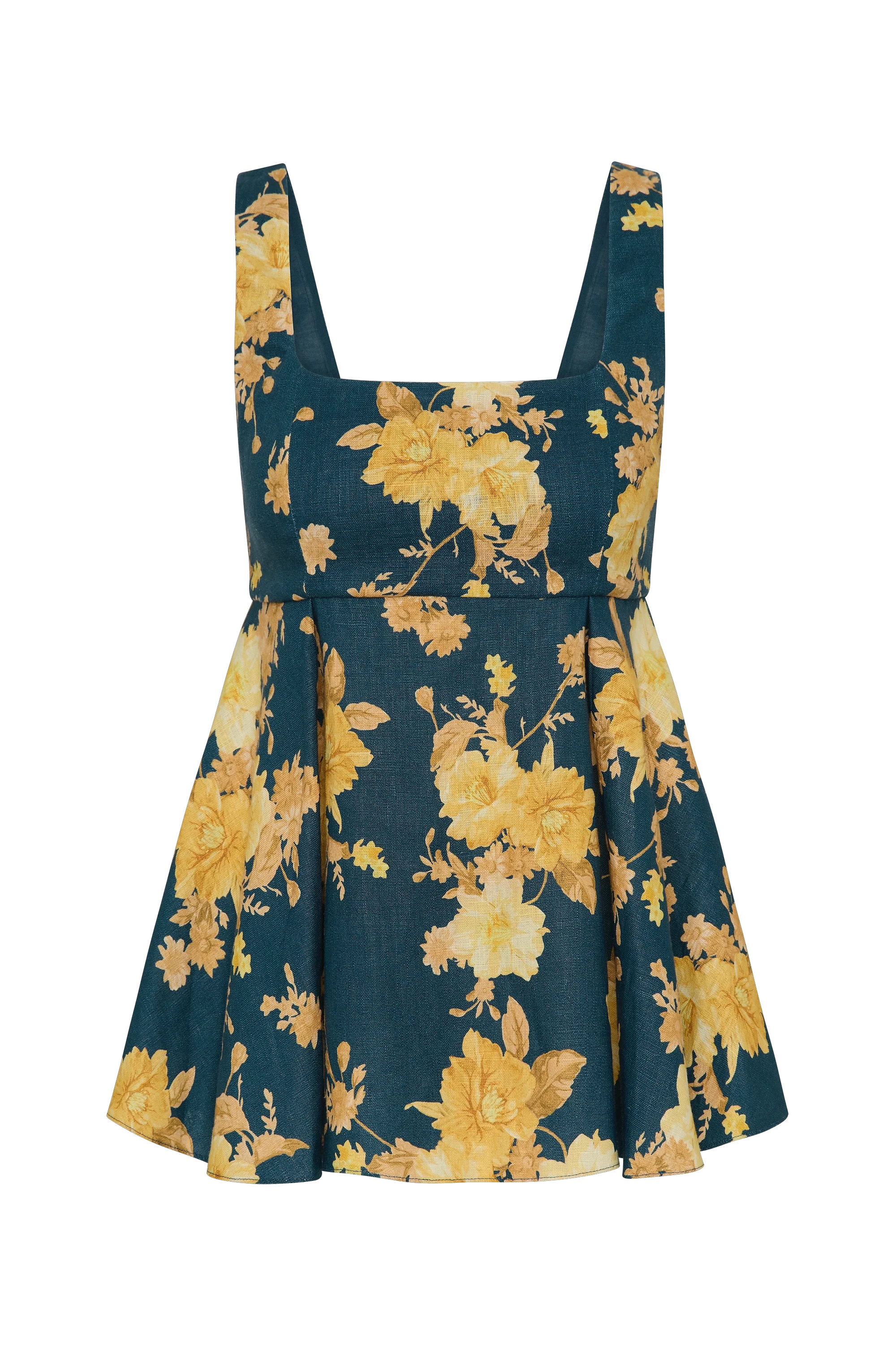 Ellie Top Nora Floral Navy - Final Sale