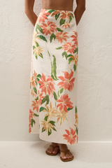 Martina Maxi Skirt Jardines Floral - Final Sale