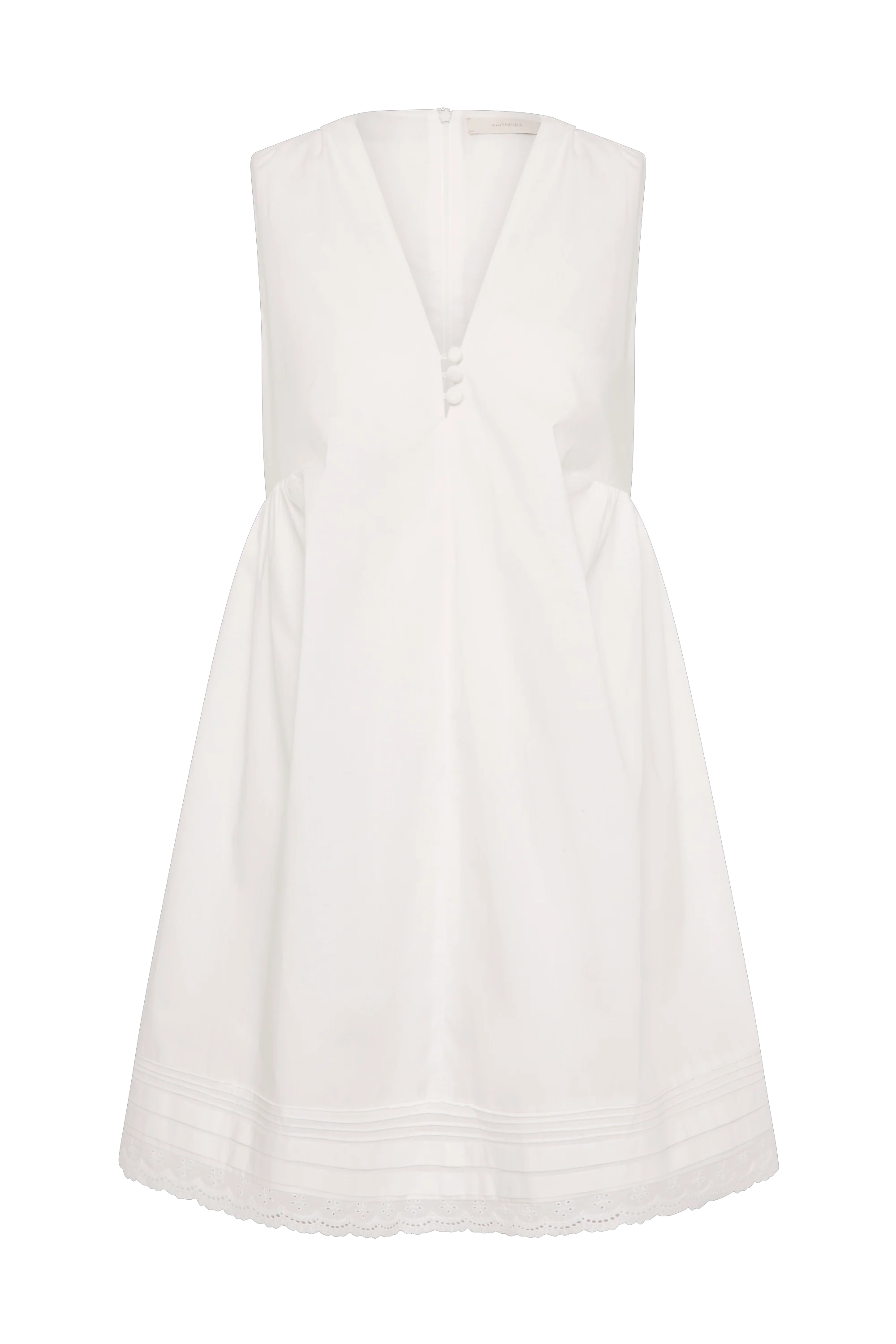 Dion Mini Dress Fiore Lace White