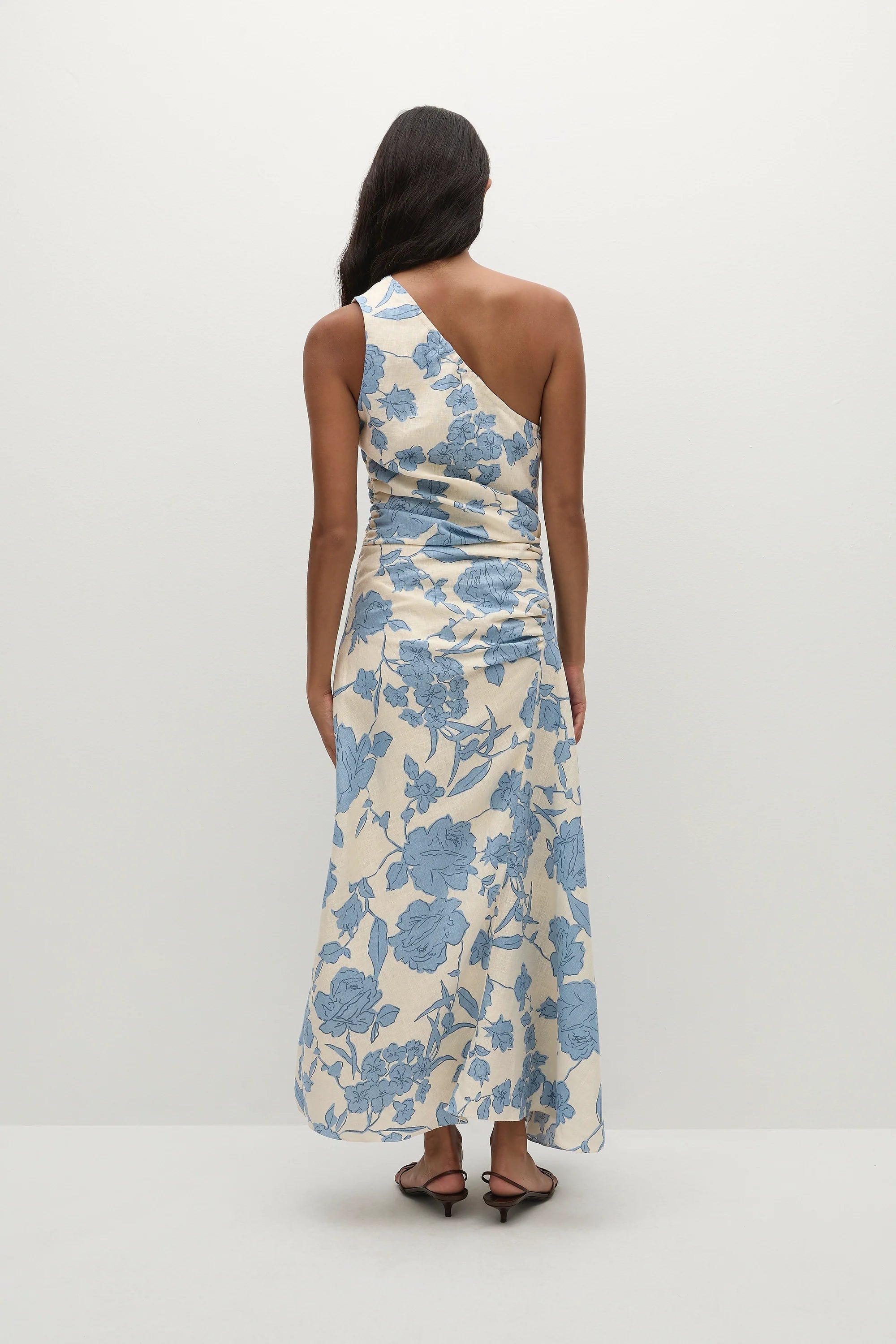 Euna Midi Dress Oline Floral - Final Sale