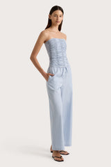 Freja Pant Blue Pinstripe - Final Sale