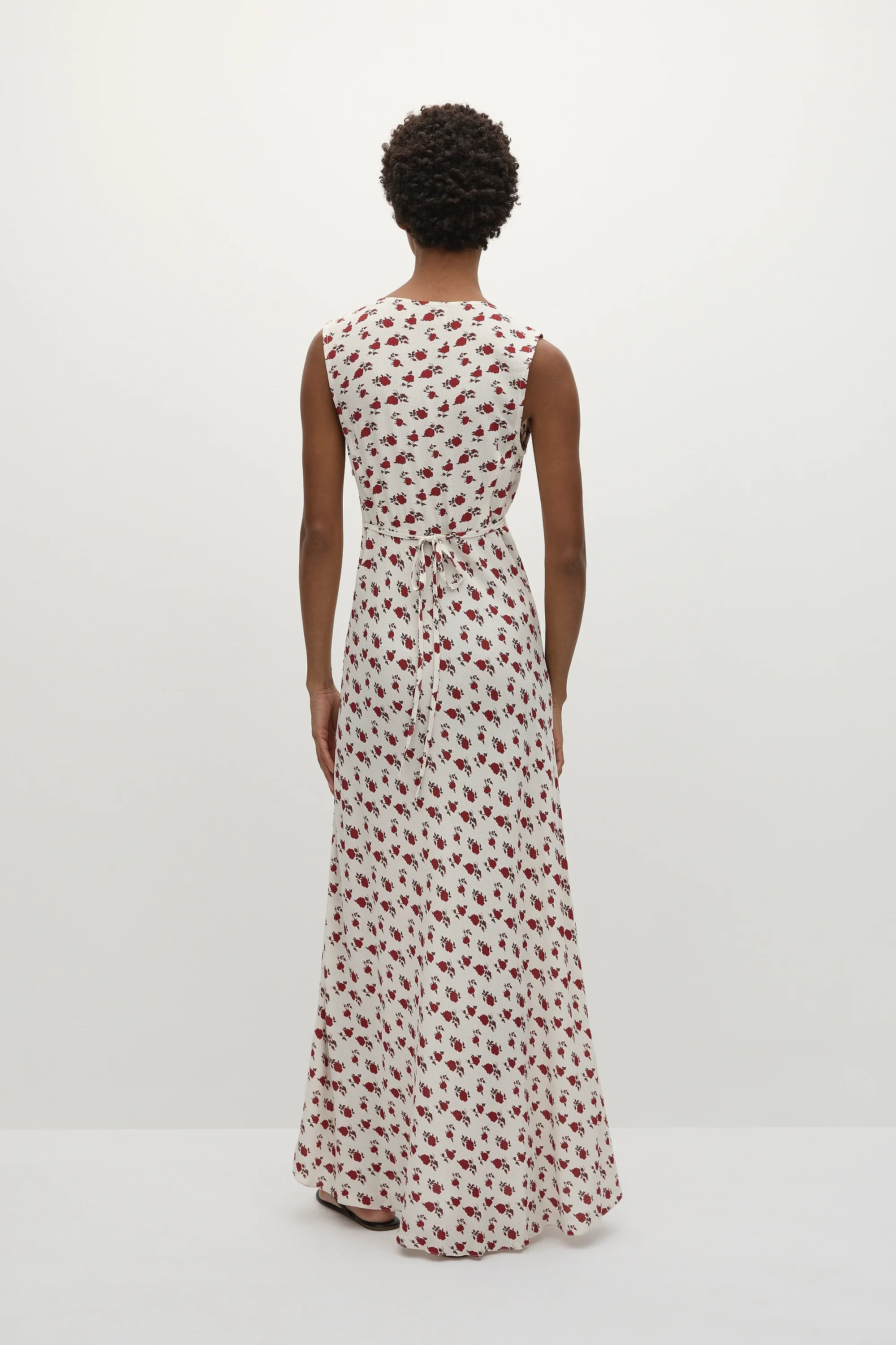 Josephine Maxi Dress Hazy Rose Deep Red - Final Sale