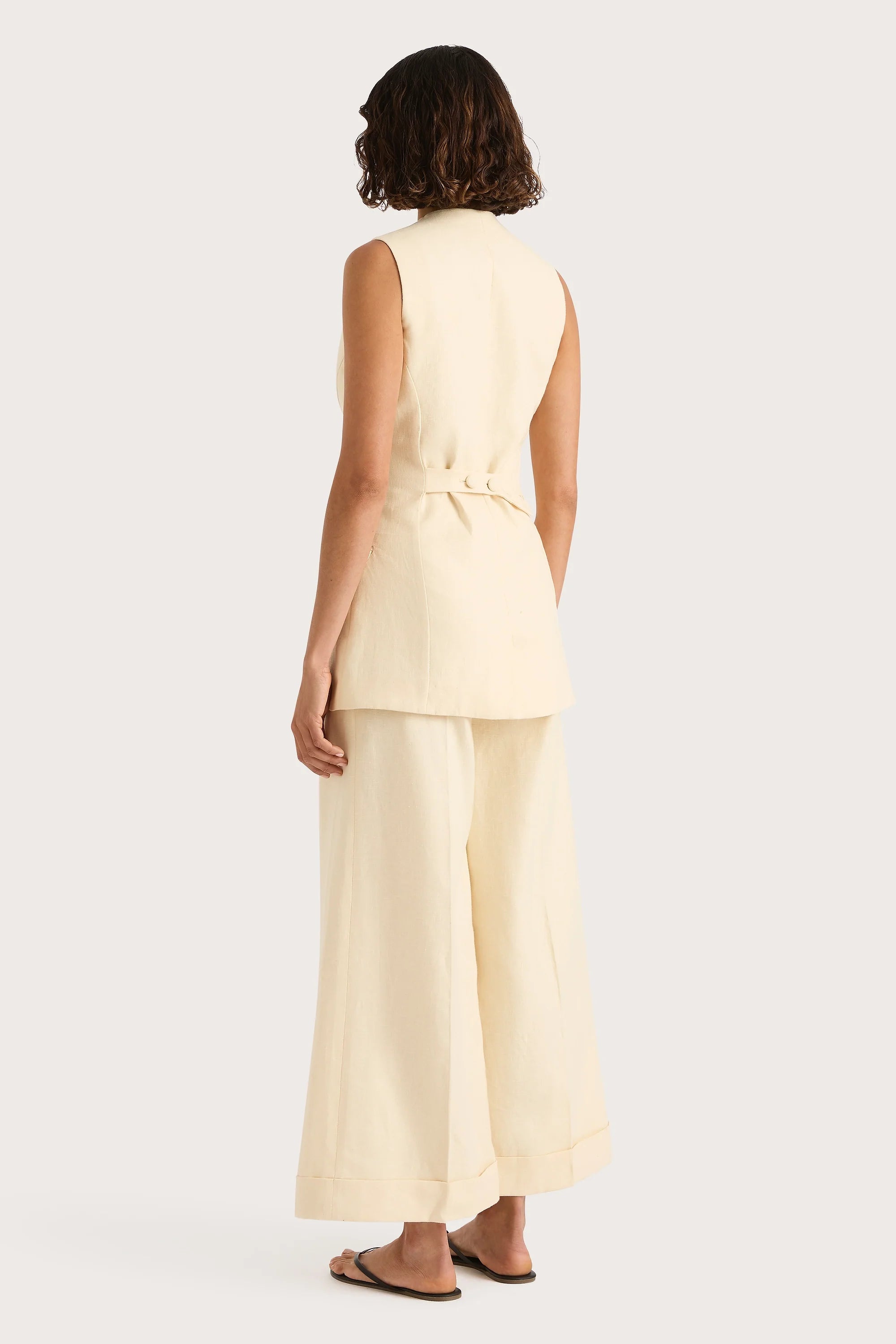 Jane Vest Butter - Final Sale