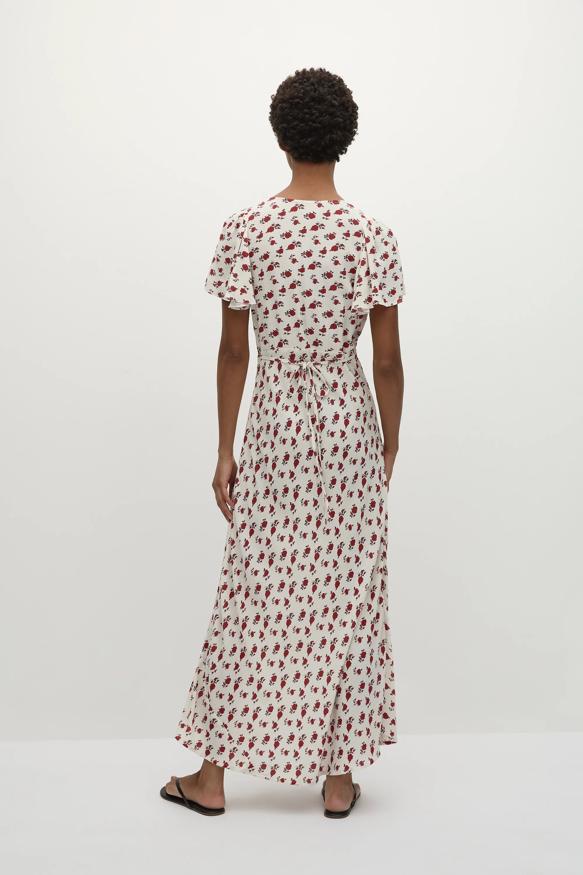 Boda Midi Dress Hazy Rose Deep Red - Final Sale